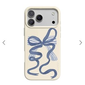 Heartstrings Blue Bow Case Magsafe iPhone 17 Pro Casely